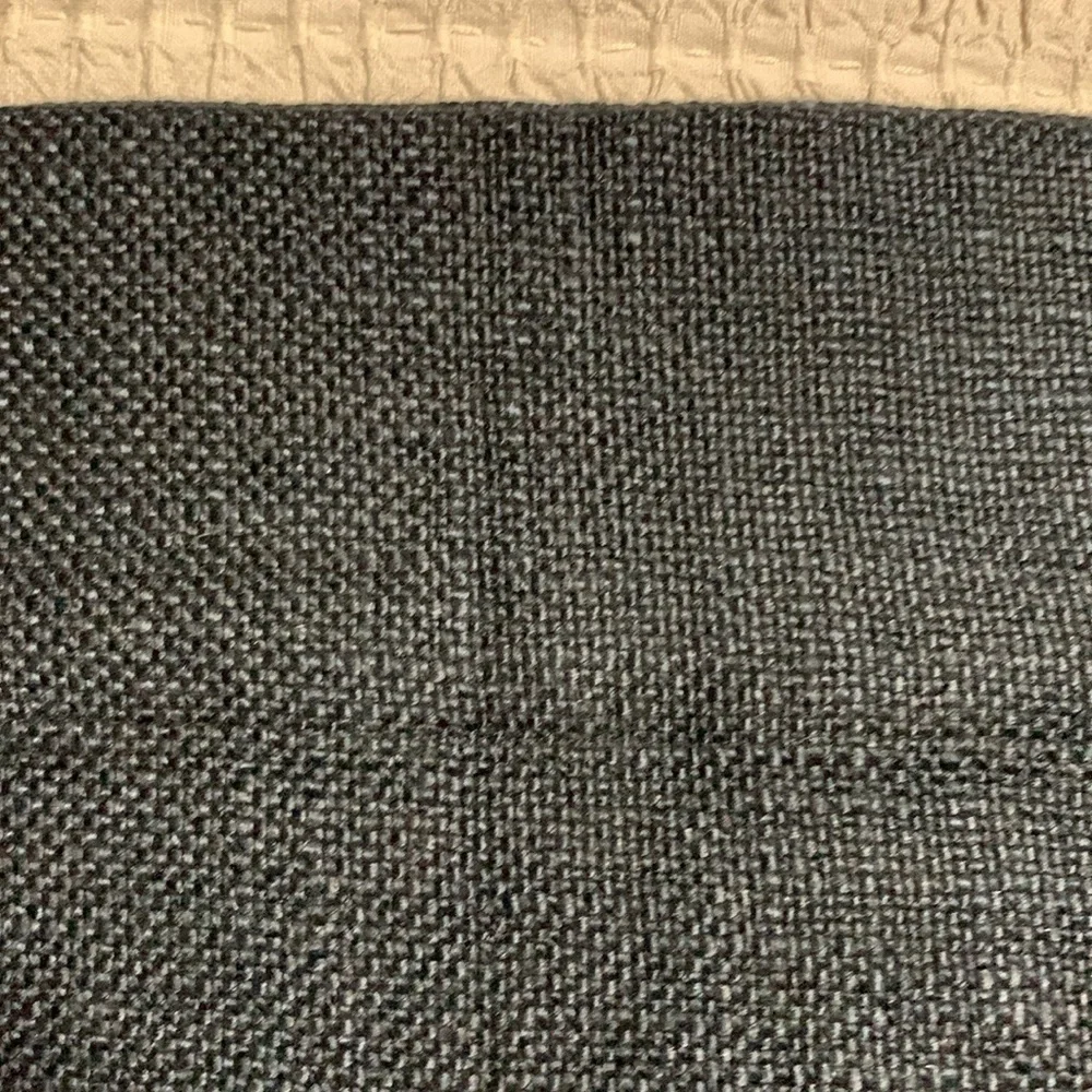 Anthropologie Luxe Linen Blend Woven Black 50x84 One Curtain Minimalist Boho